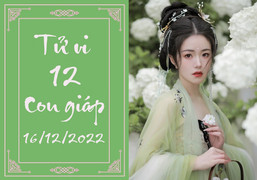 Tử vi vui 12 con giáp hôm nay thứ Sáu 16/12: Mão kiếm tiền tốt, Tỵ đào hoa