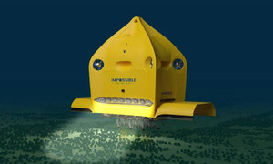 Cỗ máy thu thập kim loại dưới đáy biển