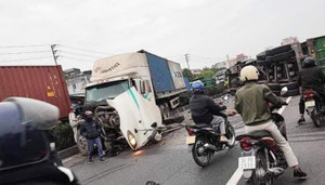 Hải Dương: 3 người thương vong sau tai nạn liên hoàn trên Quốc lộ 5