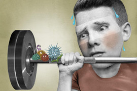 Có bao nhiêu vi khuẩn ở phòng tập thể dục?