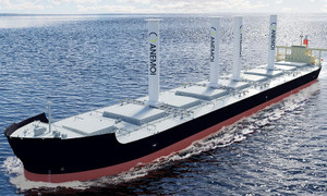 Cánh buồm hình trụ tạo lực đẩy tăng tốc tàu thuyền ở Anh