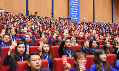 Toàn cảnh phiên trọng thể Đại hội Đoàn toàn quốc lần thứ XII