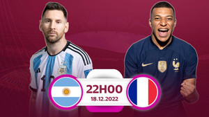 Lịch thi đấu World Cup 2022 hôm nay 18/12: Chung kết Argentina vs Pháp