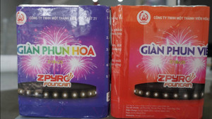 Giá pháo hoa nhà máy Z121 'nhảy múa' tại cửa hàng được ủy quyền