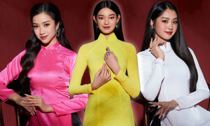 Thí sinh Hoa Hậu Việt Nam 2022 khoe sắc với áo dài