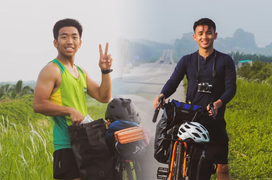 Đôi bạn thân rủ nhau đạp xe ‘phượt’ từ Singapore đến Hà Nội trong 33 ngày
