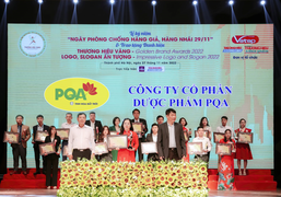 Công ty cổ phần Dược phẩm PQA: Top 10 thương hiệu Vàng năm 2022