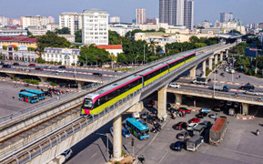 Metro Nhổn - ga Hà Nội hoàn thành 7 ngày chạy thử đoạn trên cao