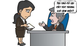 Lý sự cùn của nữ thư ký khiến sếp 'tăng xông'