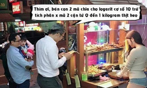 Ăn đòn vì ứng dụng toán học khi đi chợ