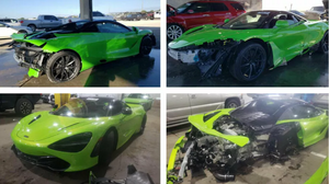 Hai chiếc siêu xe McLaren 720S vỡ nát được mang bán đấu giá