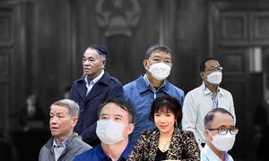 Loạt cựu quan chức, tướng quân đội, cán bộ công an hầu tòa năm 2022