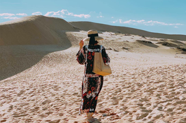 Trải nghiệm cảm giác lạc vào ‘sa mạc thu nhỏ’ với cồn cát xinh đẹp ở Quảng Bình