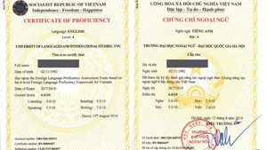 Chứng chỉ tiếng Anh nội lép vế trong cuộc đua xét tuyển đại học