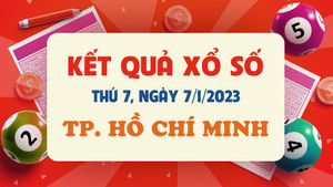 XSHCM 7/1/2023 - Kết quả xổ số TP.HCM thứ Bảy 7/1