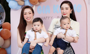 Sao Việt 8/1: Bảo Thy lần đầu khoe rõ mặt con trai