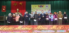 VOV trao quà Tết cho 300 hộ nghèo tại Thái Bình 