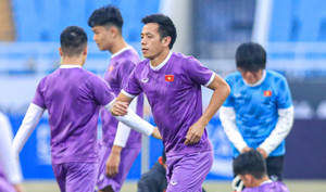 Tuyển Việt Nam tập buổi cuối, sẵn sàng đấu bán kết lượt về với Indonesia