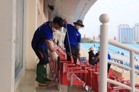 Lý do điều động sinh viên tình nguyện lau dọn sân Mỹ Đình