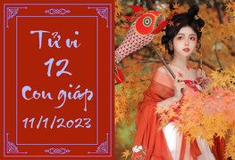 Tử vi vui 12 con giáp hôm nay thứ Tư ngày 11/1: Sửu đào hoa xấu, Hợi rủng rỉnh