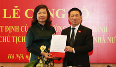 Bà Vũ Thị Chân Phương làm Chủ tịch Ủy ban Chứng khoán Nhà nước