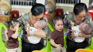 Lê Dương Bảo Lâm xót xa khi mẹ vợ nhập viện vẫn 'trốn' về nhà thăm các cháu