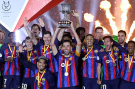 Hạ Real Madrid, Barca giành danh hiệu đầu tiên dưới thời HLV Xavi