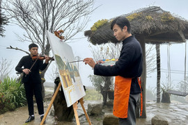 Bản giao hưởng mùa xuân của hai nghệ sỹ trẻ trên sóng đài VTC đêm Giao thừa