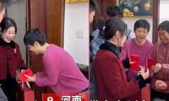 Dân mạng phát hờn với cô gái được cả nhà trai xếp hàng đón, lì xì khi về ra mắt