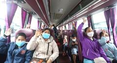 Đà Nẵng tổ chức 70 chuyến xe đưa công nhân khó khăn về quê đón Tết
