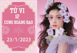 Tử vi vui 12 cung hoàng đạo ngày 23/1: Bảo Bình cực may, Cự Giải không kém
