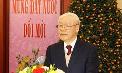 Tổng Bí thư chúc Tết lãnh đạo, nguyên lãnh đạo Đảng, Nhà nước
