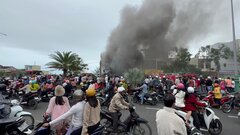 Cháy nhà ngày mùng 1 Tết ở Phú Yên