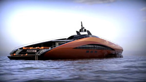 Du thuyền trị giá 70 triệu bảng có thể 'bay' trên mặt nước