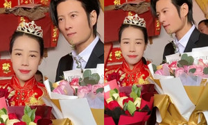 Đám cưới gây sốt khi cô dâu chú rể giống Mạc Văn Uý, Tạ Đình Phong