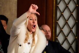 Nghị sĩ Mỹ hét lên 'dối trá' khi ông Biden đọc Thông điệp Liên bang