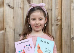 Chân dung tác giả trẻ nhất thế giới, xuất bản sách khi mới lên 5 tuổi