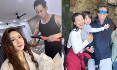 Sao Việt 11/2: MC Hoàng Oanh thăm gia đình chồng cũ, Lý Hải sấy tóc cho vợ