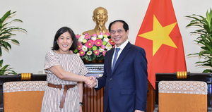 Bộ trưởng Ngoại giao Bùi Thanh Sơn tiếp Đại diện Thương mại Hoa Kỳ Katherine Tai
