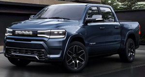 Bán tải điện Ram REV 2024 lộ diện với thiết kế mới