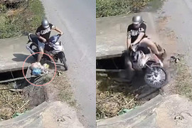 Chuyện xui rủi ai mà ngờ: Thanh niên đạp trúng đống rác gặp cái kết còn đắng hơn