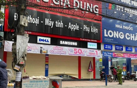 Công an Hà Nội truy tìm nghi phạm đột nhập cửa hàng FPT trộm tài sản