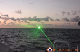 Philippines gửi công hàm phản đối Trung Quốc vụ tàu hải cảnh bị chiếu laser