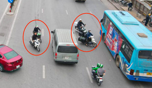 Điều khiển xe máy đi ngược chiều bị phạt bao nhiêu tiền?