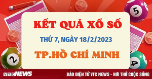 Kết quả XSHCM hôm nay thứ Bảy 18/2/2023 - xổ số TP.HCM 18/2