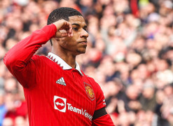 Rashford ghi cú đúp, Man Utd thắng đậm Leicester