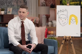 Người đàn ông vẽ tranh bằng chiếc lưỡi dài nhất thế giới