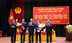 Phê chuẩn ông Trịnh Trường Huy giữ chức Phó Chủ tịch UBND tỉnh Cao Bằng