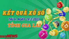 XSGL 24/2/2023 - Kết quả xổ số Gia Lai hôm nay 24/2