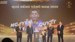 Văn Quyết nhắc tới HLV Troussier sau khi nhận Quả Bóng Vàng 2022